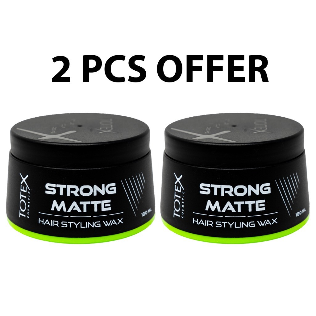 TOTEX HAIR STYLING WAX STRONG MATTE NATURAL LOOK GREEN (2 PCS OFFER) eBay