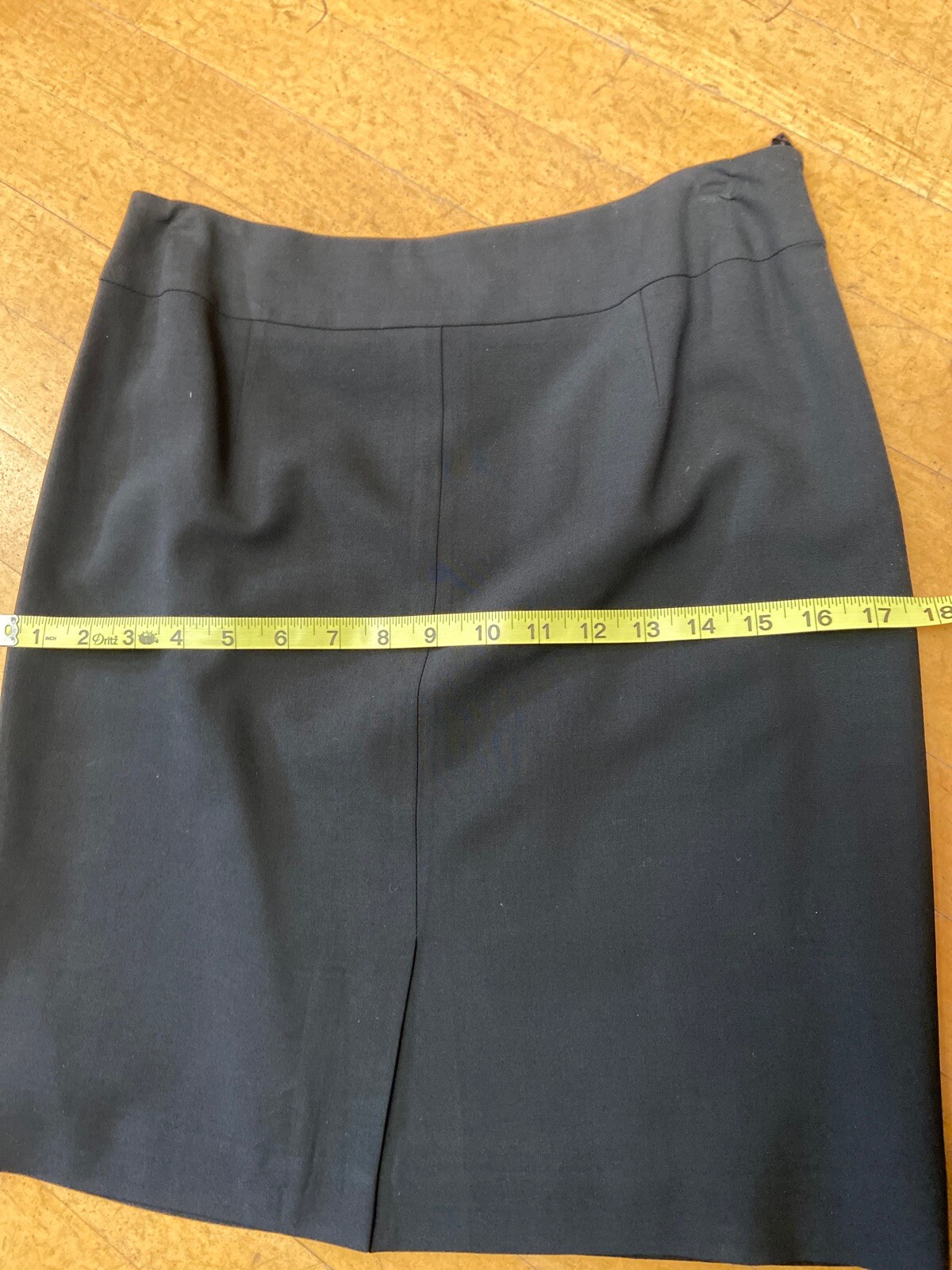 BLACK BASIC Talbots Petites Black Stretch Wool Bl… - image 5
