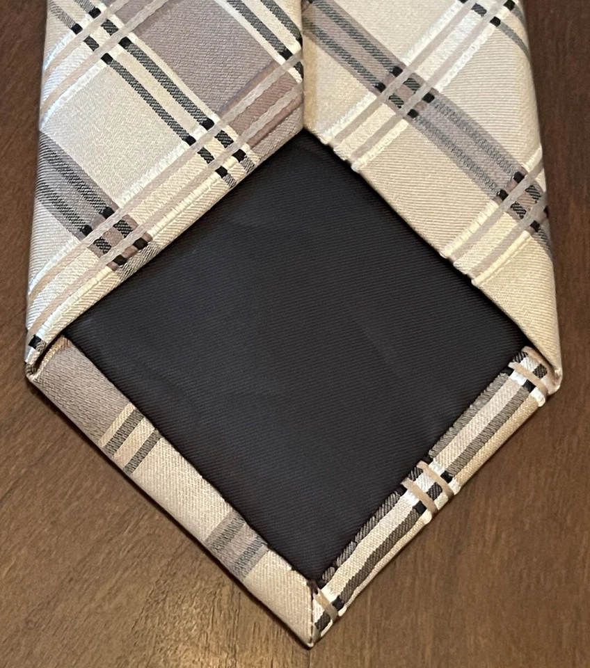 Corbata de cuello para hombre Claiborne 100 % seda hecha en China Foto 2 de 4