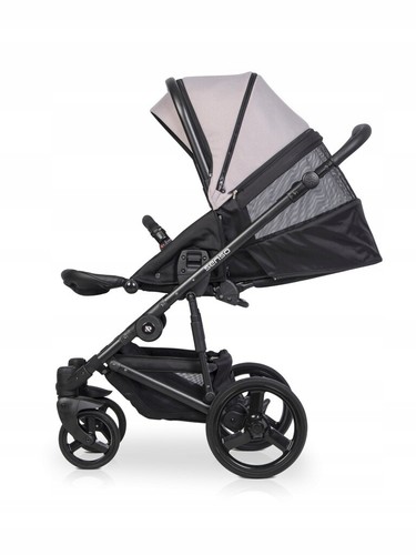 RIKO SENSO BABY STROLLER PRAM CARRYCOT + PUSHCHAIR + CAR SEAT + ISOFIX BASE - Picture 58 of 60