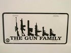 The Gun Family 2Nd Amendment Metal Auto Tag License Plate