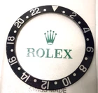 VINTAGE ROLEX GMT-MASTER 1675 - 16750 BLACK BEZEL INSERT FAT FONT GENUINE 100%
