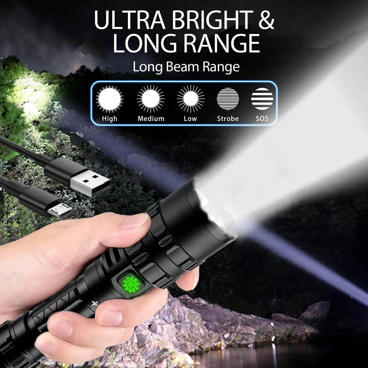 Powerful flashlight sale