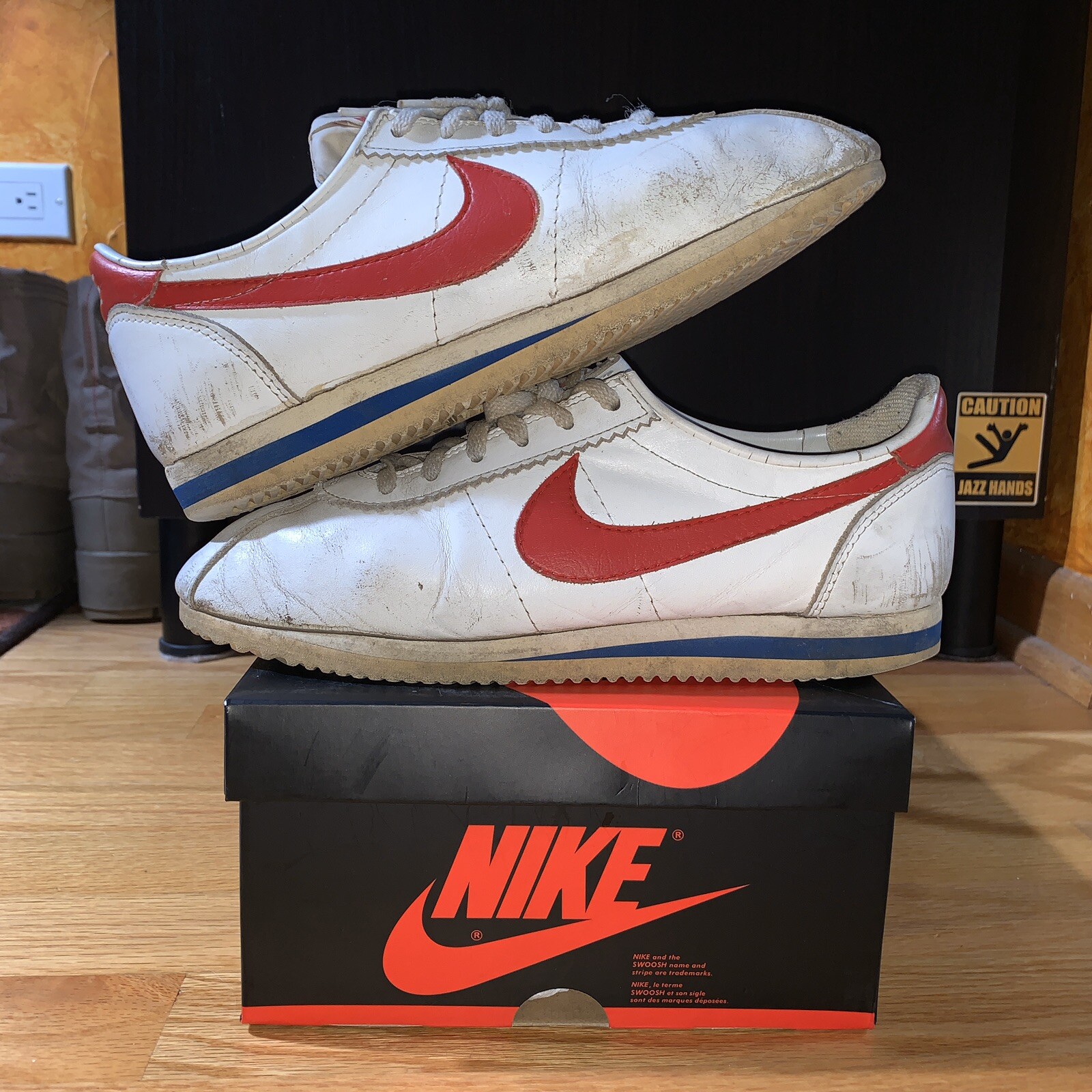 nikelab cortez flyknit marron