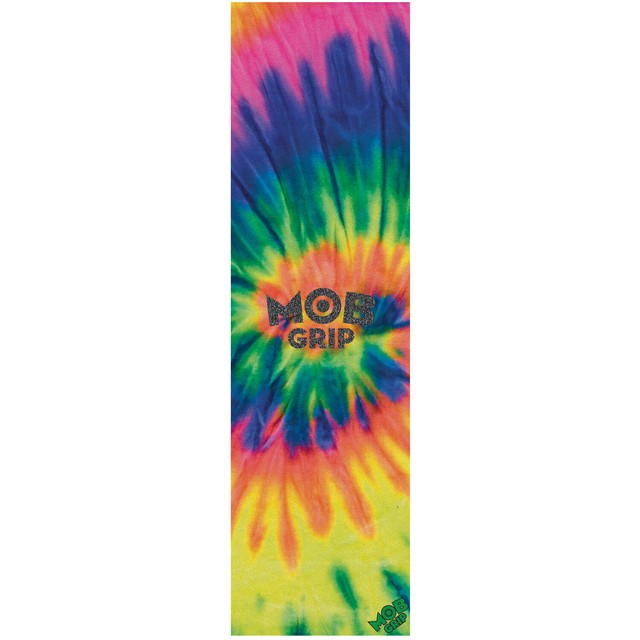 MOB Grip Tape TRIPPY TIE DYE YELLOW/BLUE/PURPLE Skateboard Griptape 9 x
