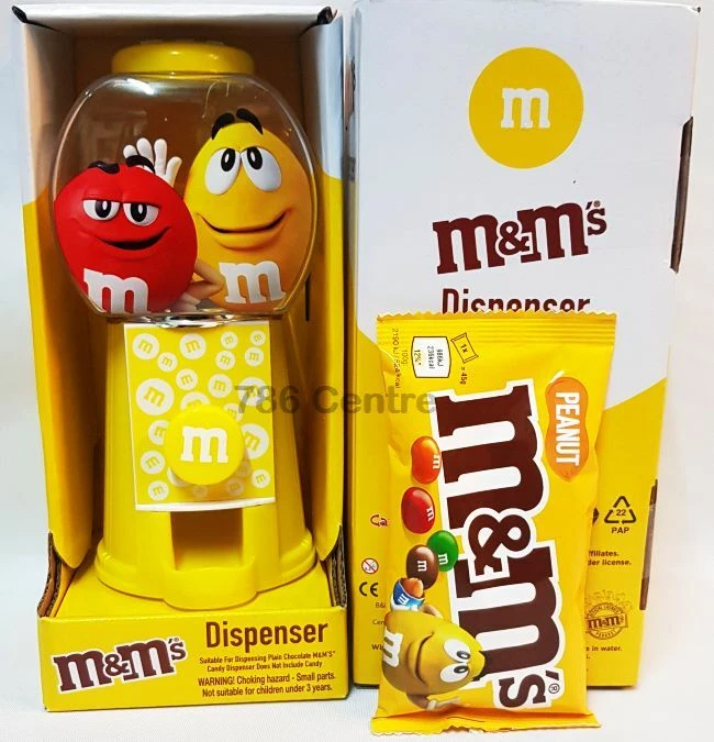 Custom Printed M&M Chocolate Candy Gumball Dispensers