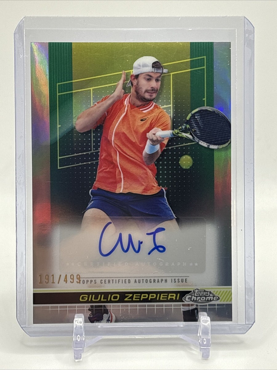 2024 Topps Chrome Tennis Refractor Autograph /499 SP #TCA-GZI