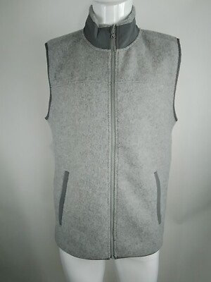 SmartWool Men Hudson Trail Fleece Vest Medium Gray Medium 02585-052
