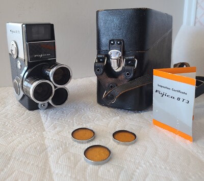 Fujica フジカ 8 T3 Fujica 8 T3 Vintage 8mm Film 1960s 1961 Video Camera With