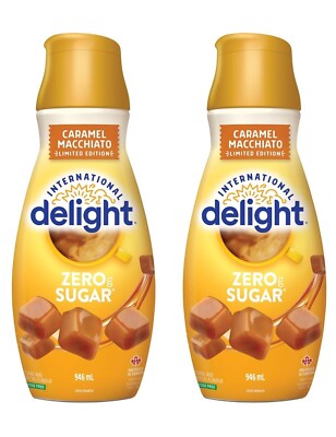 Different flavors of International Delight Liquid Coffee Creamer 32 oz pack of 2