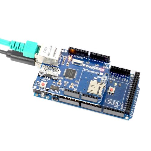 Ethernet Shield + MicroSD-Karten Slot, W5100 Controller für Arduino Uno/Mega R3 - Bild 3 von 7