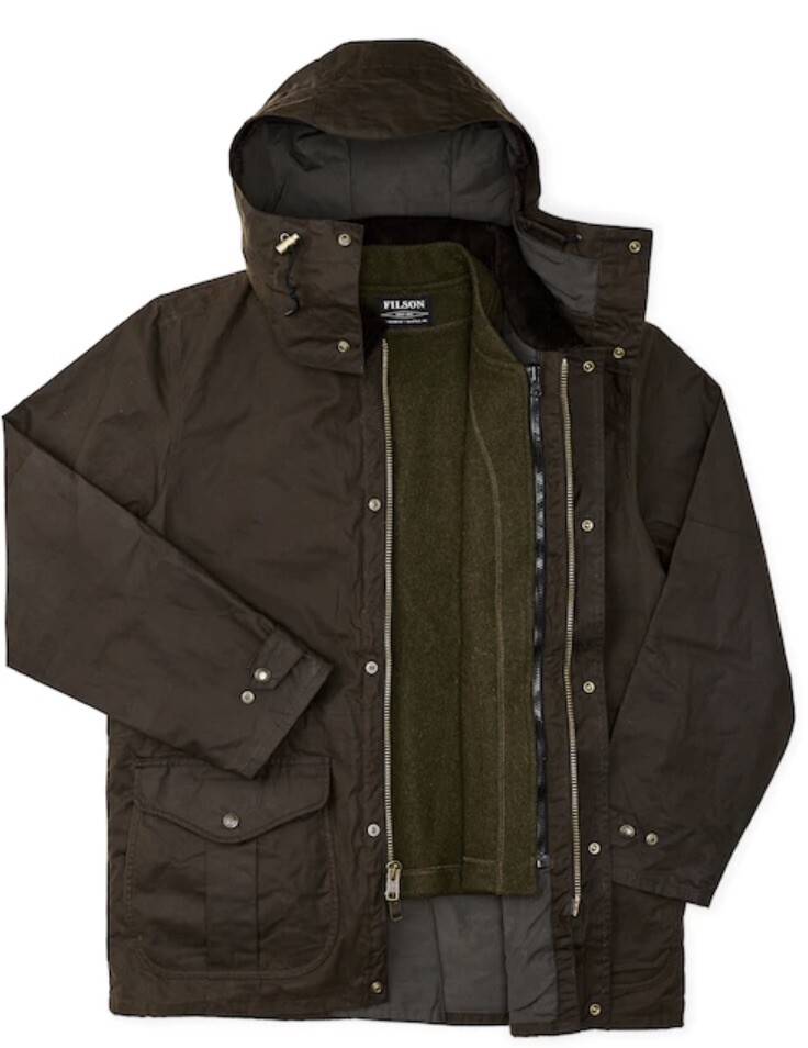 FILSON Cover Cloth Woodland Jacket Cabin Large New With Tags FILSON Cover Cloth Woodland Jacket Cabin Large New With Tags