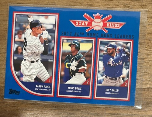 Aaron Judge / Khris Davis / Joey Gallo - 2018 Topps Big League #302 Blue HR F407