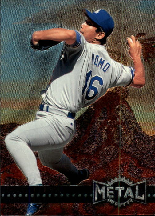 1996 Metal Universe Baseball Card #186 Hideo Nomo