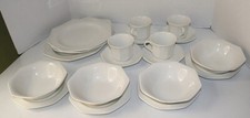 Vintage Staffordshire "Liberty" "Octagon" Desert/Coffee/Tea Service