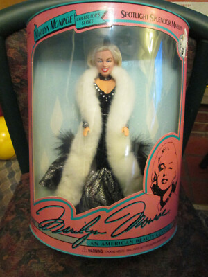 中古美品⭐︎more than SOLARIA&TD Solt Popper Marilyn Monroe Collector's Series Spotlight Splendor Doll 1993 NIB
