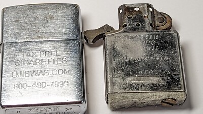 VINTAGE TAXFREE CIGARETTES ZIPPO LIGHTER WAS $110