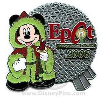 EPCOT HOLIDAYS AROUND The WORLD 2006 MICKEY SPACESHIP Earth LE 3000 Disney PIN