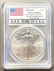 2025 (P) 1oz Silver American Eagle w/Eagle Privy PCGS MS69 FS Made In USA Holder