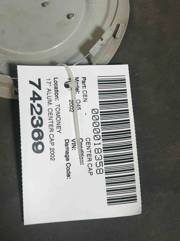 Fits 2002-2004 Infiniti Q45 17in Wheel/Rim Center Cap OEM:40315AR015 Foto 4 de 4