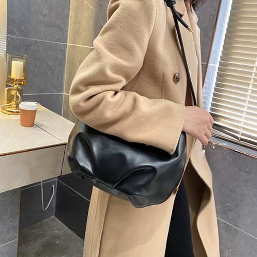 Bolso cruzado estilo coreano PU bolso de hombro único práctico bolsa de almacenamiento - Imagen 8 de 12