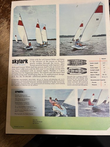 1965 Starcraft Boat Catalog Brochure Chief Suncruiser Original 28 pgs - Picture 3 of 3