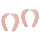  2 Paare komfortable Toilettensitzkissen Toilettenmatten Selbstklebende Pads