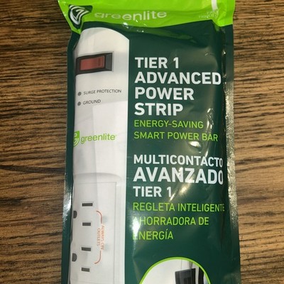 Greenlite Tier 1 Advanced 7 Outlet Surge Protecting Power Strips. Quantity: 15