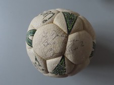 SIGNED - Sir Bobby Charlton Mitre Football, World Cup 1966 Team, Memorabilia