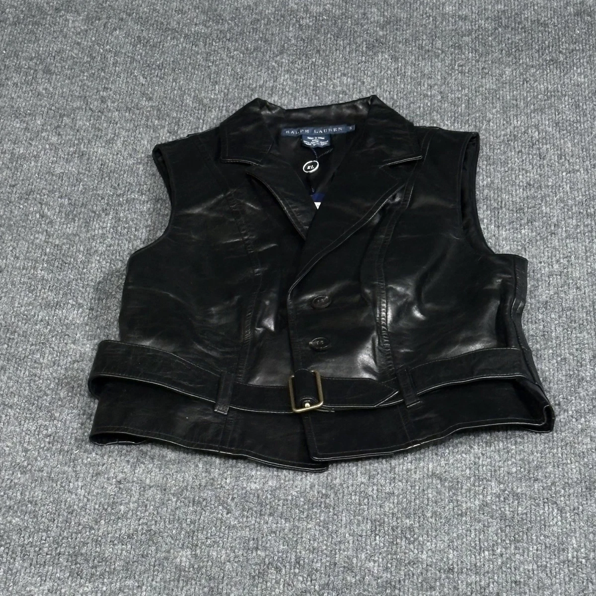 Lauren Ralph Lauren Leather Outer Shell Vests for Women for sale