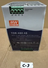 Mean Well TDR-480-48 AC/DC DIN Rail Supply 48V 480W Same As Pictures