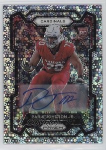 2023 Panini Prizm Rookies No Huddle Paris Johnson Jr #304 Rookie Auto RC