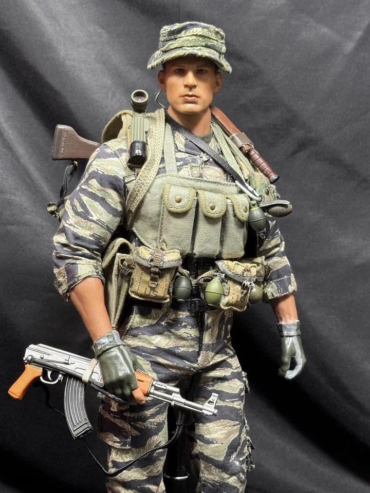 1/6 US ARMY SPECIAL FORCES VIETNAM JUNGLE OPS BANDIT JOE'S CUSTOM - Image 4 of 4