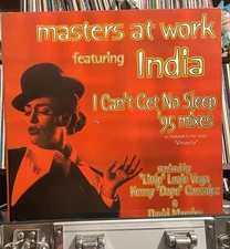 Masters At Work Feat India - I Can't Get No Sleep 95 Mixes MAW David Morales 12”