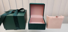 100% GENUINE ROBERTO COIN  JEWELLERY GREEN VELVET NECKLACE BOX