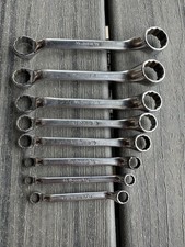 Snap-on Tools Box End Wrench Set Xs Series 12 Point 8 Pieces Usa