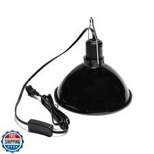 Repticircle 8.5 Inch Reptile Light Fixture, Dome Heat Lamp with UVB Basking,