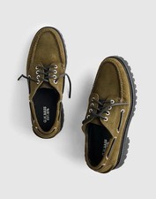 G.H.BASS Ranger Moc Boots in Olive Size 10.5 M NWOB 195