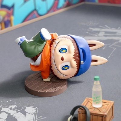 NEW POP MART LABUBU HIP HOP GIRL FIGURES STREET DANCE THE MONSTERS