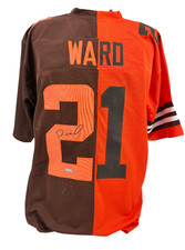 Denzel Ward Signed Autographed Brown Cleveland Custom Jersey Prime Time Witness