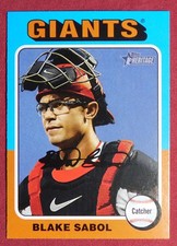 2024 Topps Heritage #366 Blake Sabol San Francisco Giants