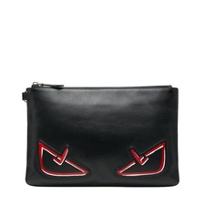 FENDI Monster bugs eye Clutch bag business bag pouch 7N0078 Women  Used  