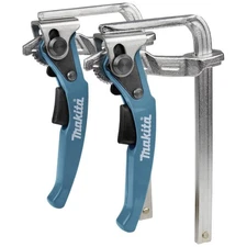 Makita Quick Release Clamp Set for Guide Rails Multicolor Pack of 2