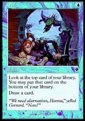 Opt - Medium Play MTG Invasion