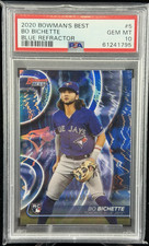 2020 Bo Bichette Topps Bowman's Best Rookie Blue Refractor /150 RC #5 PSA 10 GEM