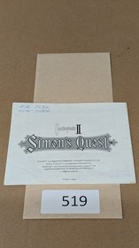 Castlevania II Simon's Quest - Nintendo NES- Manual Only **NO GAME