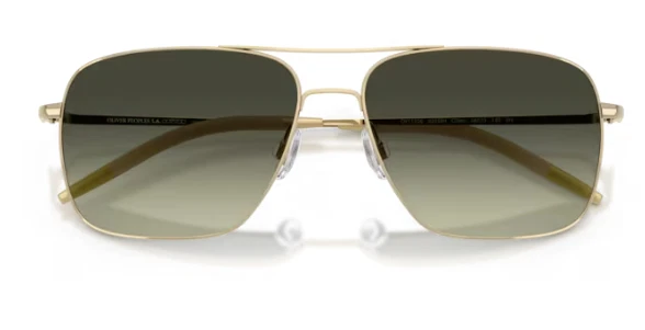 Gafas de sol Oliver People 0OV1150S Clifton 5035BH dorado degradado rectangular para hombre Foto 4 de 4
