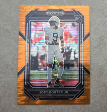 Panini 2023 Prizm Joey Porter Jr. #175 Orange Pulsar 1/49 Penn State Steelers 