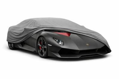 Ganzgarage Indoor Stretch Cover Carcover für Lamborghini Sesto Elemento Grau