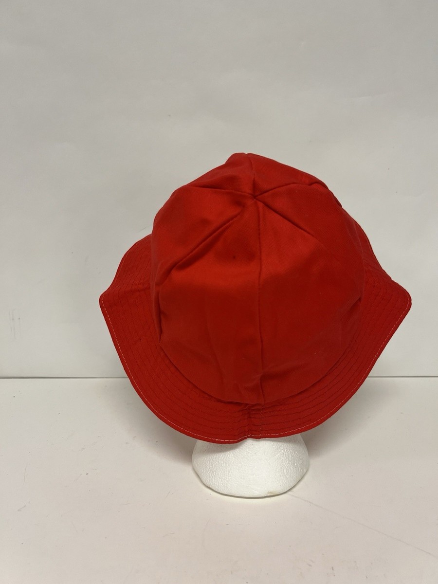 Red Bucket Sunhats Vintage (3) Reversible Bucket Hat - Retro Red Polka Dot - Girls Sizes 3  main image 2